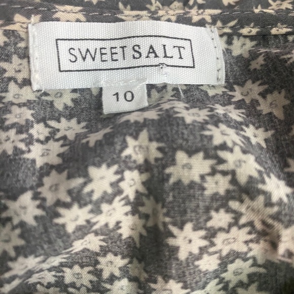 Boho prairie long sleeve floral ruffled maxi dress size 10 by Sweetsalt - Picture 6 of 8